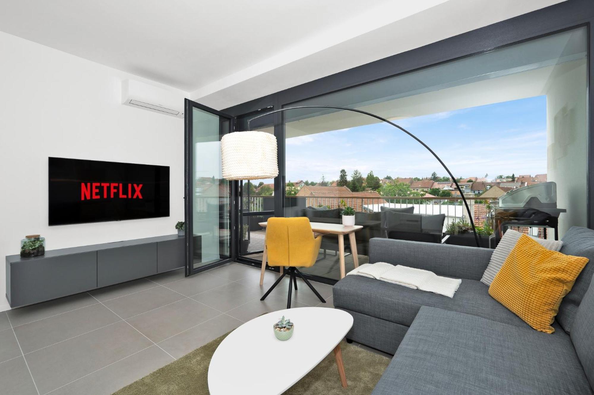 Fully Equipped Apartments With Terraces, Free Garage Parking, Netflix & Ac - By Apartmany Slapanice Cz Екстериор снимка