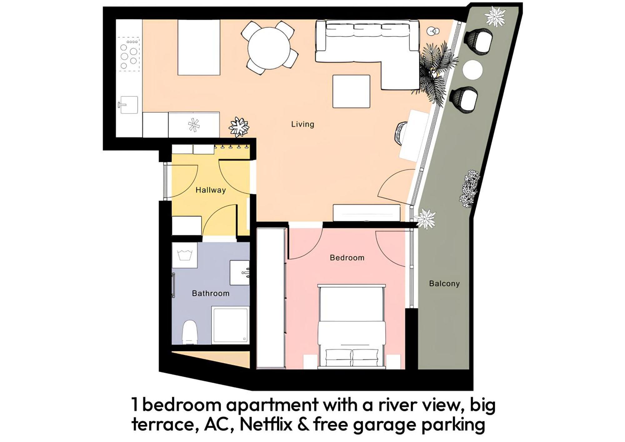 Fully Equipped Apartments With Terraces, Free Garage Parking, Netflix & Ac - By Apartmany Slapanice Cz Екстериор снимка